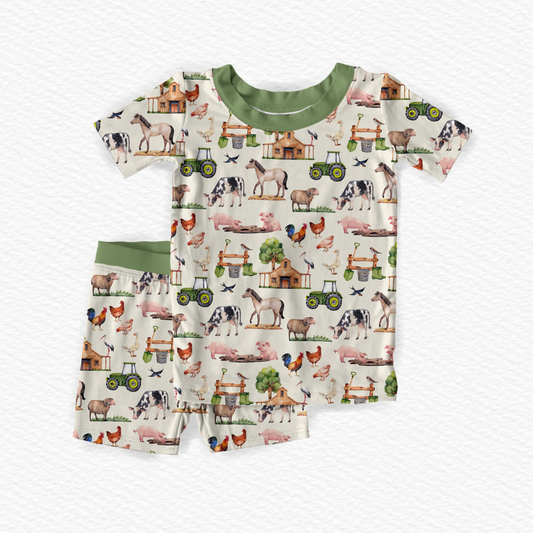 Barnyard Buddies Short Set