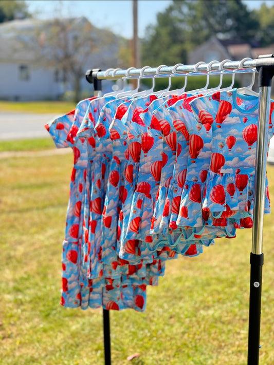 Up Up & Away Tiered Twirl Dress